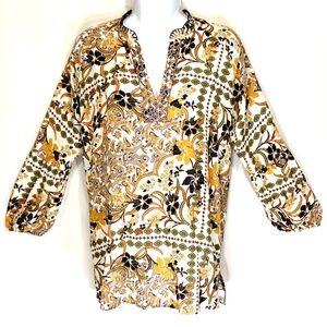 JOHNNY WAS WOMEN'S SILK SUMMER TOP